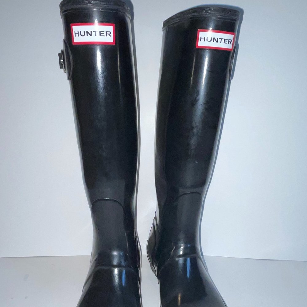 Original tall black Hunter boots